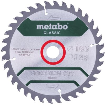 Metabo Lama di sega circolare precisione - Classico - 36 Denti Metabo Lama di sega circolare precisione - Classico - 36 Denti