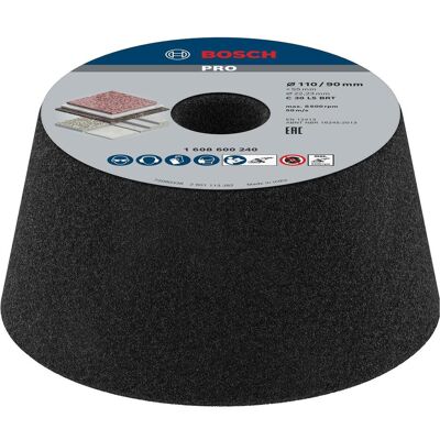 Bosch 1608600240 Ruota conica - Accessorio per smerigliatrice pietra/beton Bosch 1608600240 Ruota conica - Accessorio per smerigliatrice pietra/beton