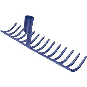 Idealspaten, Rastrello, Rastrello stradale SIEGER versione leggera blu becco conico senza manico Idealspaten, Rastrello, Rastrello stradale SIEGER versione leggera blu becco conico senza manico