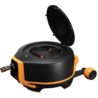 Fiskars Deposito per tubi da giardino, Ruota idraulica con ruote (27 m) Fiskars Deposito per tubi da giardino, Ruota idraulica con ruote (27 m)