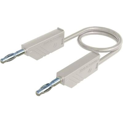 Cavo di prova Hirschmann - 2m, Bianco, Connettori banana, 32A Cavo di prova Hirschmann - 2m, Bianco, Connettori banana, 32A