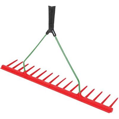 Idealspaten, Rastrello, Rastrello in plastica unilaterale con bordo per livellare beccuccio conico senza manico Idealspaten, Rastrello, Rastrello in plastica unilaterale con bordo per livellare beccuccio conico senza manico