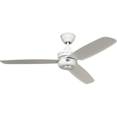 Ventilatore da soffitto Kaiserkraft Night Flight - 1320mm, Telecomando, Bianco Ventilatore da soffitto Kaiserkraft Night Flight - 1320mm, Telecomando, Bianco