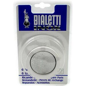 Bialetti Anelli di tenuta e piastra filtro, Accessori per macchina da caffè, Argento Bialetti Anelli di tenuta e piastra filtro, Accessori per macchina da caffè, Argento