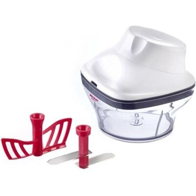 Westmark Affettatrice di cipolle, Robot da cucina, Verde, Trasparente, Bianco Westmark Affettatrice di cipolle, Robot da cucina, Verde, Trasparente, Bianco