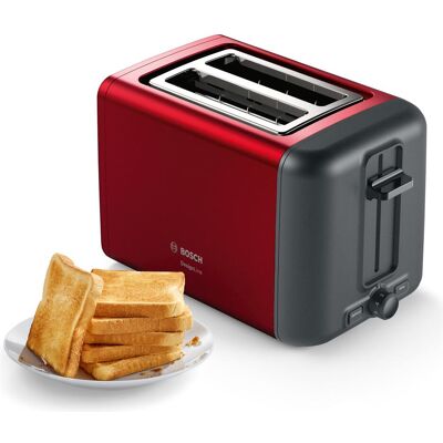 Bosch TAT3P424DE - Rosso, Nero - Tostapane Bosch TAT3P424DE - Rosso, Nero - Tostapane
