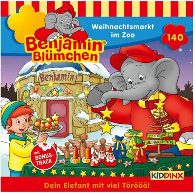 Kiddinx Episodio 140: Mercatino di Natale allo zoo, Audiolibri di Benjamin Blümchen Kiddinx Episodio 140: Mercatino di Natale allo zoo, Audiolibri di Benjamin Blümchen