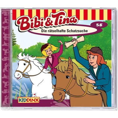 Kiddinx Episodio 58: La caccia al tesoro enigmatica, Audiolibri di Bibi & Tina Kiddinx Episodio 58: La caccia al tesoro enigmatica, Audiolibri di Bibi & Tina
