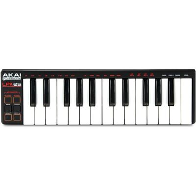 Akai Lpk25 (Tastiera), Controller MIDI, Nero Akai Lpk25 (Tastiera), Controller MIDI, Nero