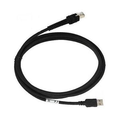 Zebra Cavo Schermo USB Ser A Connect, Accessori lettore codice a barre Zebra Cavo Schermo USB Ser A Connect, Accessori lettore codice a barre