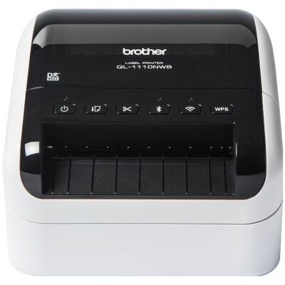 Brother QL-1110NWBc (300 dpi), Stampante di etichette, Grigio Brother QL-1110NWBc (300 dpi), Stampante di etichette, Grigio