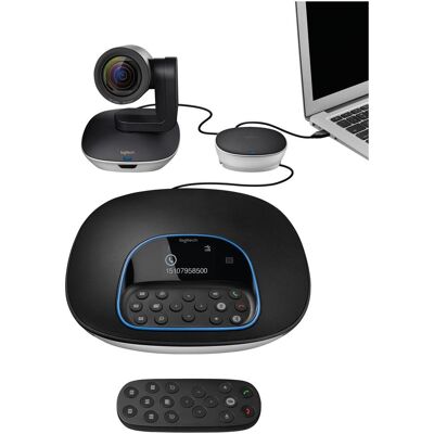 Logitech Group, Dispositivo per conferenze, Nero, Argento Logitech Group, Dispositivo per conferenze, Nero, Argento