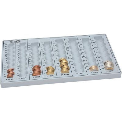 Wedo, Contabanconote, Tabellone per il conteggio compatto, capacità monete: 246,40 EUR (Contamonete) Wedo, Contabanconote, Tabellone per il conteggio compatto, capacità monete: 246,40 EUR (Contamonete)