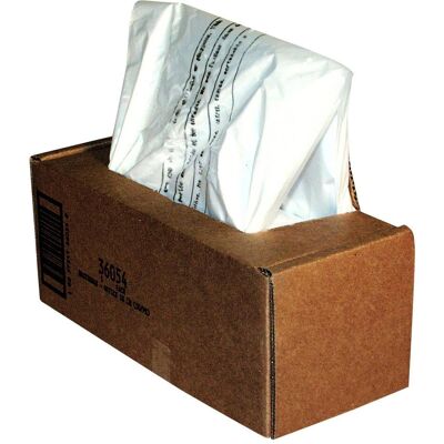 Fellowes Sacchi per rifiuti di frantumazione 53-75 litri, 50pz., Sacchi dell'immondizia, Trasparente Fellowes Sacchi per rifiuti di frantumazione 53-75 litri, 50pz., Sacchi dell'immondizia, Trasparente