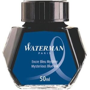 Waterman, Cartucce di ricambio + Calamaio, Calamaio (Blu, Blu scuro, 1 pz.) Waterman, Cartucce di ricambio + Calamaio, Calamaio (Blu, Blu scuro, 1 pz.)