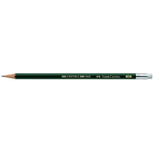 Faber-Castell, Matite, Matita CASTELL 9000 con gomma (1 mm, HB, 1x) Faber-Castell, Matite, Matita CASTELL 9000 con gomma (1 mm, HB, 1x)