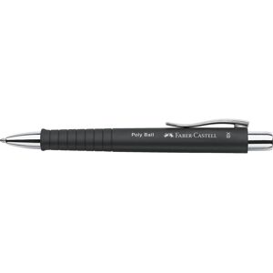 Faber-Castell, Penne, Penna a sfera Poly Ball XB (Nero, 1 x) Faber-Castell, Penne, Penna a sfera Poly Ball XB (Nero, 1 x)