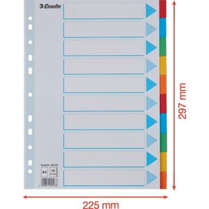 Esselte, Accessori per classificatore, Registro Cartone colorato Esselte, Accessori per classificatore, Registro Cartone colorato