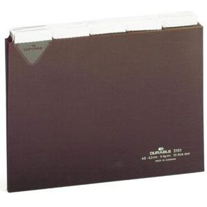 Durable, Porta biglietti da visita, SCHEDE GUIDA CON LETTERE SALDATE 1 PAK 314111 (A4) Durable, Porta biglietti da visita, SCHEDE GUIDA CON LETTERE SALDATE 1 PAK 314111 (A4)