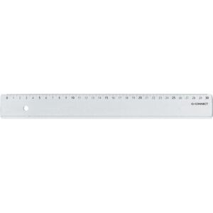 Q-Connect, Righello, Scala (30 cm, Materiale sintetico) Q-Connect, Righello, Scala (30 cm, Materiale sintetico)