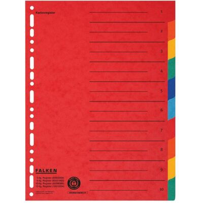 Falken, Accessori per classificatore, Cartone di registrazione Falken, Accessori per classificatore, Cartone di registrazione