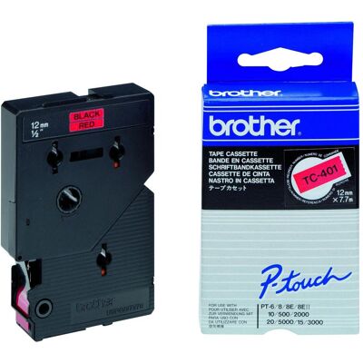 Brother Nastro di marcatura, P-Touch (1.20 cm, Nero, Rosso) Brother Nastro di marcatura, P-Touch (1.20 cm, Nero, Rosso)
