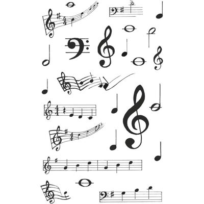 Z-Design Sticker 76x120mm Carta Note Musicali - Adesivo Z-Design Sticker 76x120mm Carta Note Musicali - Adesivo