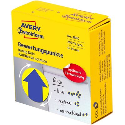 Avery Etichette, Punti di valutazione Avery Etichette, Punti di valutazione