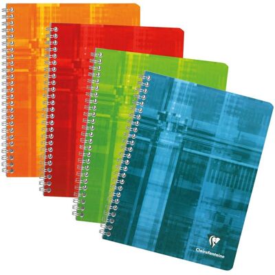 Clairefontaine, Quaderno + Bloc notes, Taccuino a spirale (A5, Righe, Copertina morbida) Clairefontaine, Quaderno + Bloc notes, Taccuino a spirale (A5, Righe, Copertina morbida)