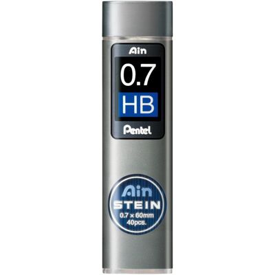 Pentel, Mine per matite, Ain Stone (40 pz., 0.70 mm, HB) Pentel, Mine per matite, Ain Stone (40 pz., 0.70 mm, HB)