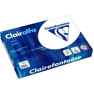 Clairefontaine, Carta, Clairalfa (A4, 125 lamelle, 250 g/m²) Clairefontaine, Carta, Clairalfa (A4, 125 lamelle, 250 g/m²)
