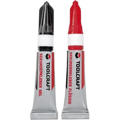 Toolcraft, Colla, Supercolla LIQUIDO & GEL 8 (6 g) Toolcraft, Colla, Supercolla LIQUIDO & GEL 8 (6 g)