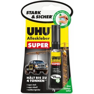 UHU, Colla, Forte e sicuro (7 g) UHU, Colla, Forte e sicuro (7 g)