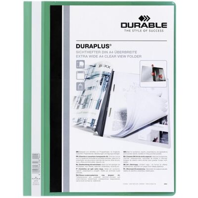 Durable, Busta portadocumenti, CARTELLA DI PRESENTAZIONE DURAPLUS 25 PEZZI 257905 (A4, 1x) Durable, Busta portadocumenti, CARTELLA DI PRESENTAZIONE DURAPLUS 25 PEZZI 257905 (A4, 1x)