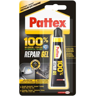 Pattex, Colla, Gel per riparazioni al 100% (20 g) Pattex, Colla, Gel per riparazioni al 100% (20 g)