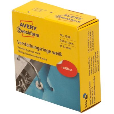 Avery Accessori per classificatore, Anelli di rinforzo Avery Accessori per classificatore, Anelli di rinforzo