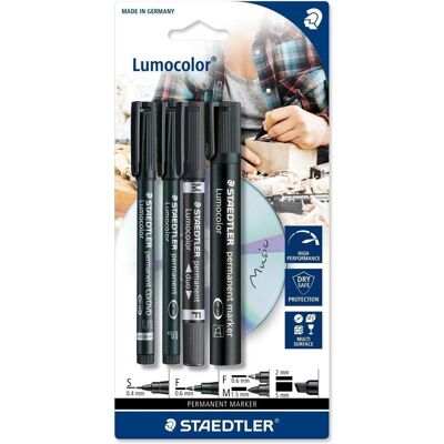 Staedtler Evidenziatori, Set di marcatori Lumocolor 4pz (4x) Staedtler Evidenziatori, Set di marcatori Lumocolor 4pz (4x)