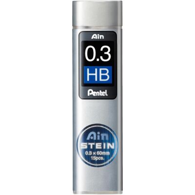 Pentel, Mine per matite, Ain Stone (1 pz., 0.30 mm, HB) Pentel, Mine per matite, Ain Stone (1 pz., 0.30 mm, HB)