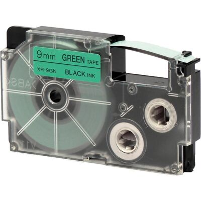 Casio Nastro di marcatura, XR-9GN1 Etichette autoadesive (0.90 cm, Verde) Casio Nastro di marcatura, XR-9GN1 Etichette autoadesive (0.90 cm, Verde)