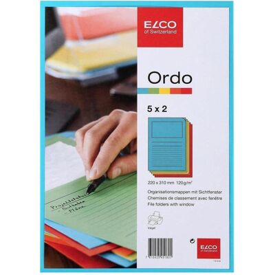 Elco, Busta portadocumenti, Copertura visiva Ordo classico (A4, 10x) Elco, Busta portadocumenti, Copertura visiva Ordo classico (A4, 10x)