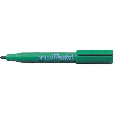 Pentel, Evidenziatori, Marcatore permanente etichetta verde NN50 (1x) Pentel, Evidenziatori, Marcatore permanente etichetta verde NN50 (1x)