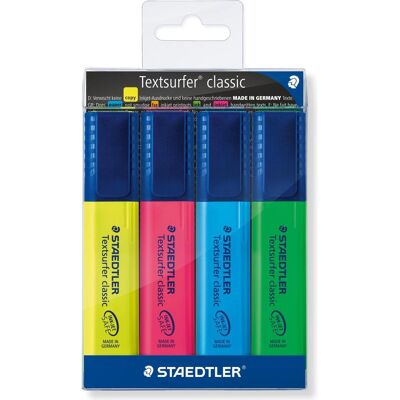 Staedtler Evidenziatori, Testo surfer clas.a 4 (4x) Staedtler Evidenziatori, Testo surfer clas.a 4 (4x)