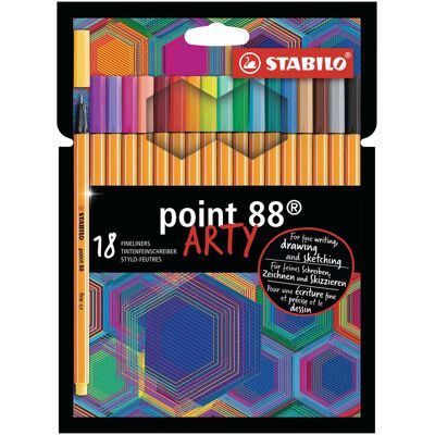 STABILO Point 88 ARTY Fineliner Colori Assortiti - Fineliner STABILO Point 88 ARTY Fineliner Colori Assortiti - Fineliner