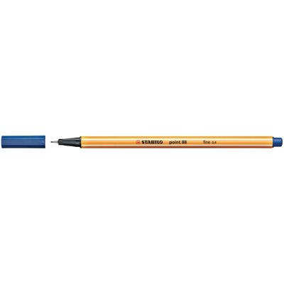 STABILO Point 88 Fineliner - Blu - 0,4 mm STABILO Point 88 Fineliner - Blu - 0,4 mm
