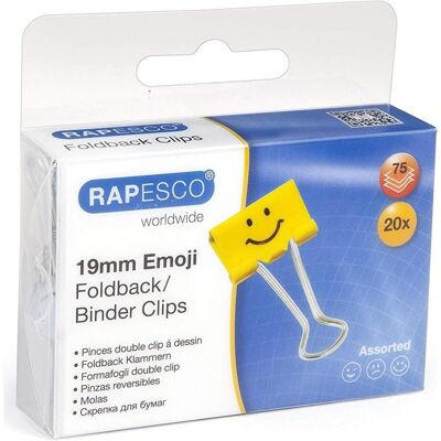 Rapesco Graffette, Morsetto pieghevole Emoji (1x) Rapesco Graffette, Morsetto pieghevole Emoji (1x)