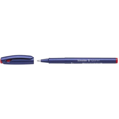 Schneider, Penne, Roller Topball 847 0,5 rosso (1x) Schneider, Penne, Roller Topball 847 0,5 rosso (1x)