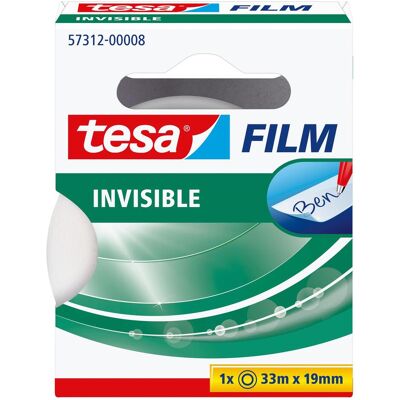 tesa, Nastro adesivo, 1x tesafilm INVISIBLE, matt-unsichtbar, alterungsbeständig und reissfest (19 mm) tesa, Nastro adesivo, 1x tesafilm INVISIBLE, matt-unsichtbar, alterungsbeständig und reissfest (19 mm)