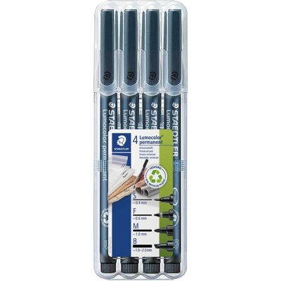 Staedtler Evidenziatori, Permanente (4x) Staedtler Evidenziatori, Permanente (4x)
