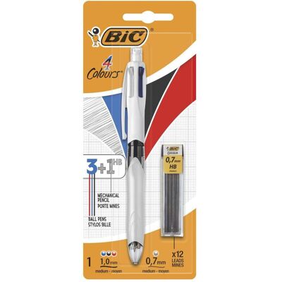 Bic, Penne, 4 colori penna a sfera/penna a matita (1x) Bic, Penne, 4 colori penna a sfera/penna a matita (1x)