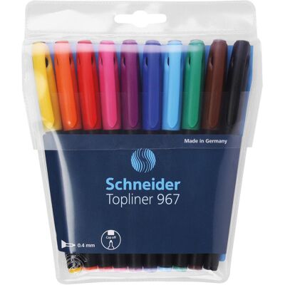 Schneider, Pastelli, Fineliner 967 caso di 10 (10x) Schneider, Pastelli, Fineliner 967 caso di 10 (10x)